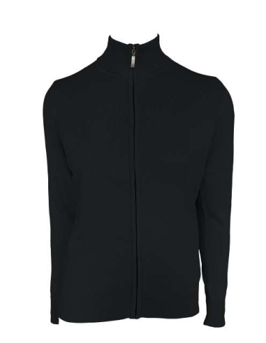 WOMEN’S FULL ZIP CARDIGAN FINE GAUGE COTTON