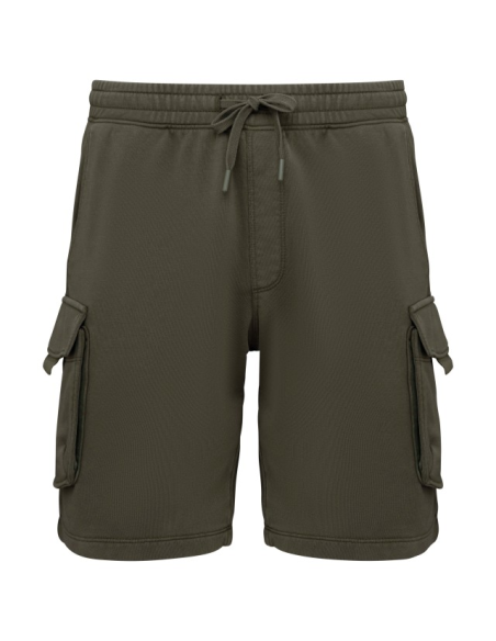 MEN’S FRENCH TERRY WASHED  EFFECT CARGO SHORTS