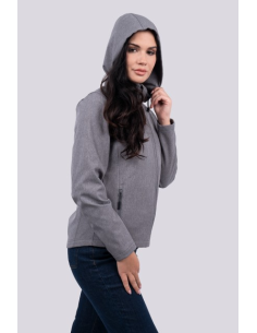 WOMEN’S 3-LAYER DETACHABLE HOODED SOFTSHELL JACKET