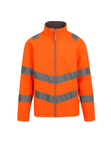 HI-VIS PRO CONTRACT ABLAZE 2 LAYER SOFTSHELL JACKET (CLASS 3)