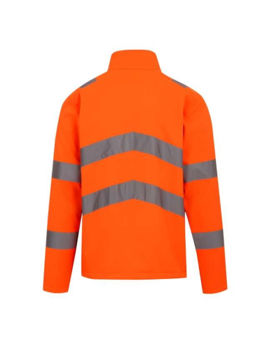 HI-VIS PRO CONTRACT ABLAZE 2 LAYER SOFTSHELL JACKET (CLASS 3)