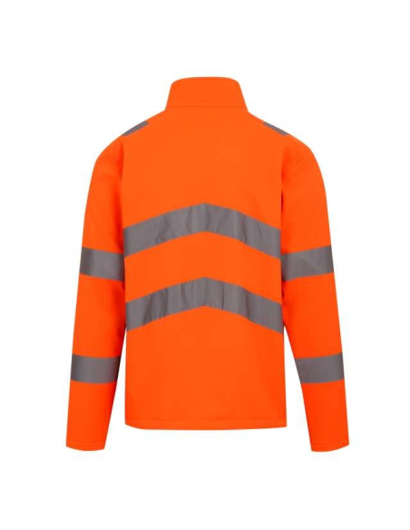 HI-VIS PRO CONTRACT ABLAZE 2 LAYER SOFTSHELL JACKET (CLASS 3)