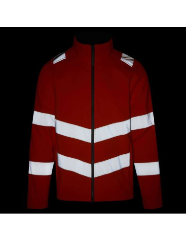 HI-VIS PRO CONTRACT ABLAZE 2 LAYER SOFTSHELL JACKET (CLASS 3)