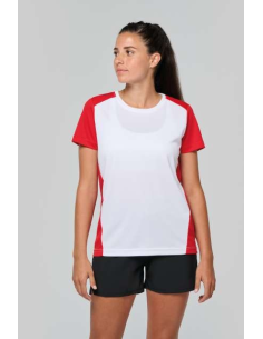 LADIES' ECO-FRIENDLY TWO-TONE SPORT T-SHIRT