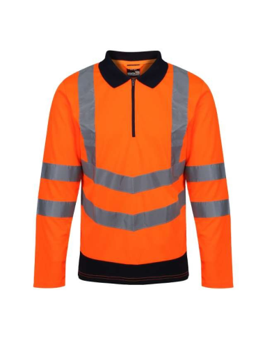 PRO HI-VIS LS POLO SHIRT