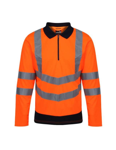 PRO HI-VIS LS POLO SHIRT