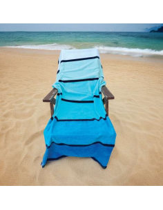 OLIMA „TURQUOISE WAVE” BEACH VELOUR TOWEL