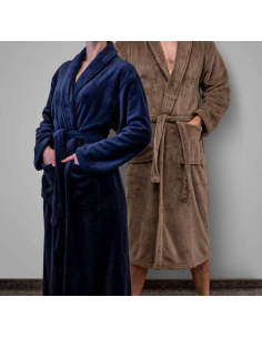OLIMA CORAL FLEECE BATHROBE