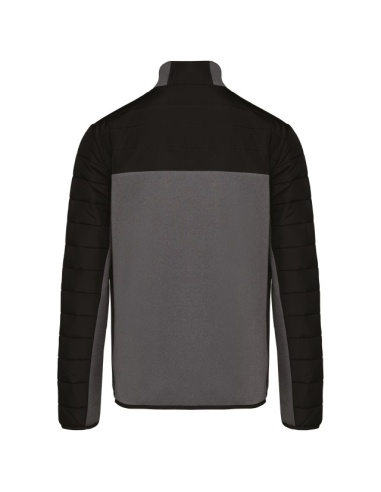 MEN'S BI-MATERIAL PADDED JACKET