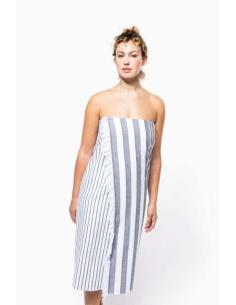 STRIPED FRINGED FOUTA