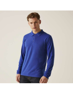 PRO 65/35 LONG SLEEVE POLO SHIRT