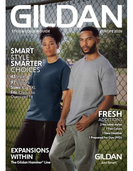 GILDAN STYLE & COLOR GUIDE 2026