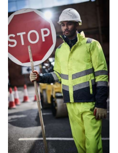 HI-VIS PRO TWO TONE INSULATED PARKA