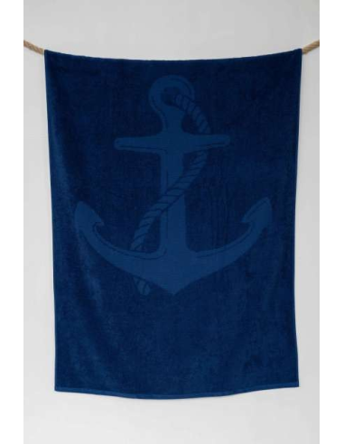 OLIMA „ANCHOR” JACQUARD BEACH TOWEL