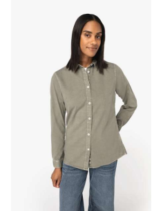 LADIES' WASHED SHIRT