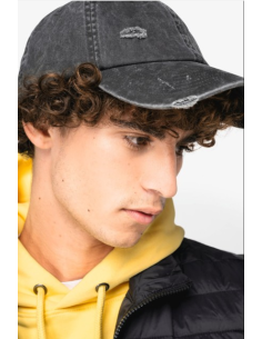 ECO-FRIENDLY UNISEX RIPPED EFFECT CAP