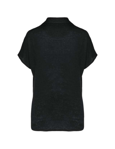 Ladies Linen Polo Shirt logo haftem nadrukiem z logo 100