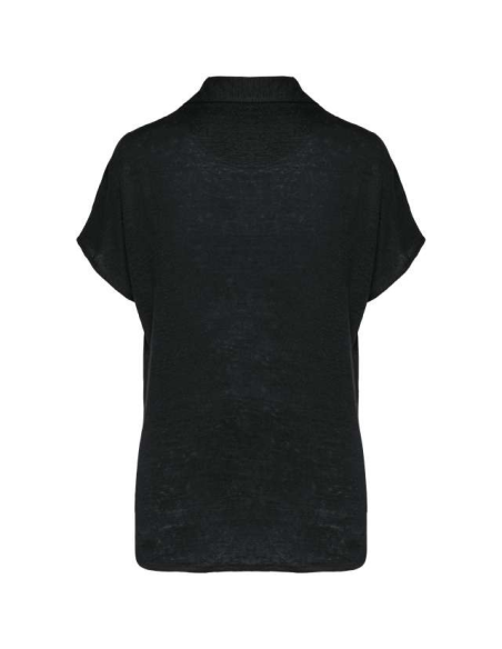 Ladies Linen Polo Shirt logo haftem nadrukiem z logo 100