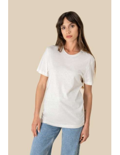 ECO-FRIENDLY  UNISEX ORGANIC COTTON AND LINEN T-SHIRT