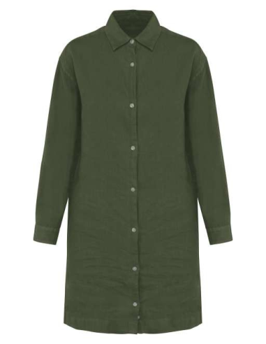 LADIES' LINEN DRESS SHIRT