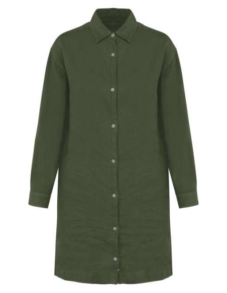 LADIES' LINEN DRESS SHIRT