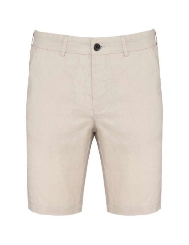 MEN'S LINEN BERMUDA