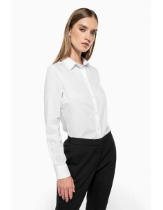 LADIES' POPLIN EASY CARE POLYCOTTON SHIRT