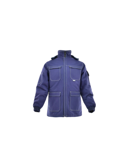 Kurtka długa ocieplana Sara BOSMAN WINTER 1-08-730-21-00, granatowa