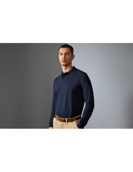 Koszulka polo długi rękaw | stretch