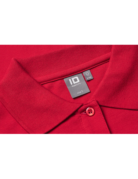 Koszulka polo długi rękaw | stretch | damska