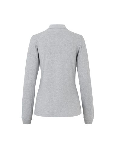 Koszulka polo długi rękaw | stretch | damska