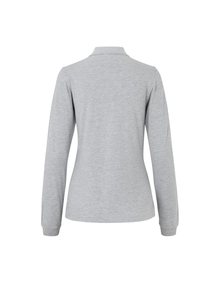 Koszulka polo długi rękaw | stretch | damska
