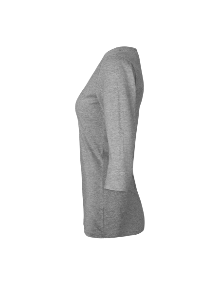 T-shirt stretch | rękaw 3/4 | damski