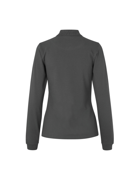 Koszulka polo długi rękaw | stretch | damska