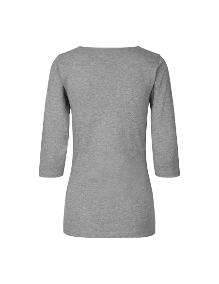 T-shirt stretch | rękaw 3/4 | damski