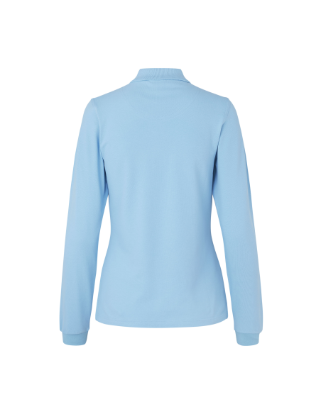 Koszulka polo długi rękaw | stretch | damska
