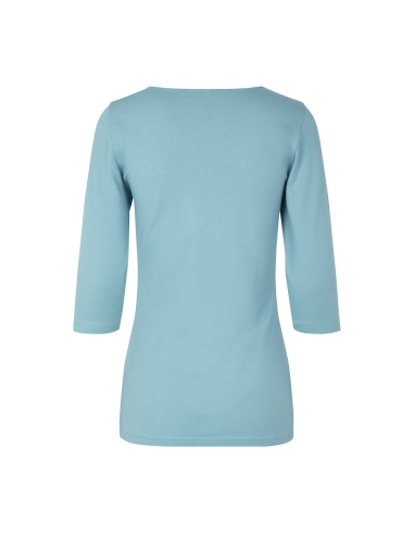 T-shirt stretch | rękaw 3/4 | damski