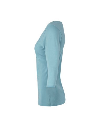 T-shirt stretch | rękaw 3/4 | damski