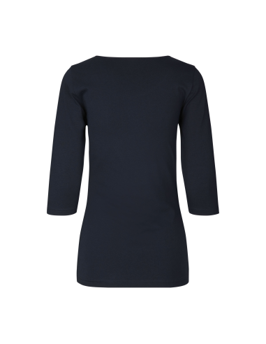 T-shirt stretch | rękaw 3/4 | damski