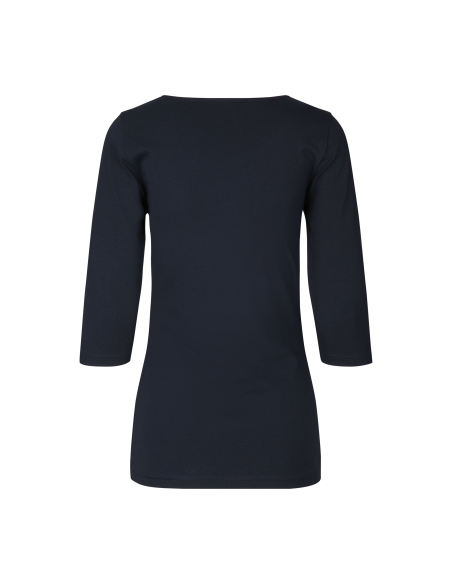 T-shirt stretch | rękaw 3/4 | damski