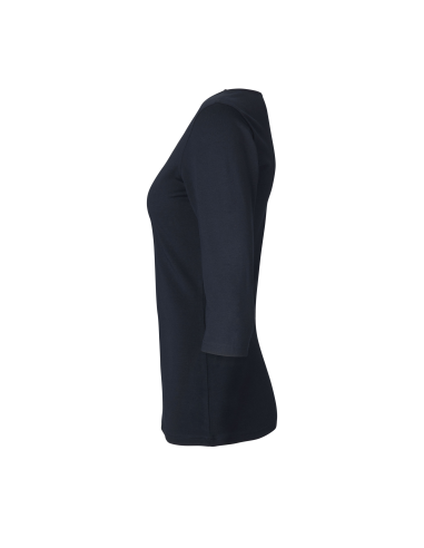 T-shirt stretch | rękaw 3/4 | damski