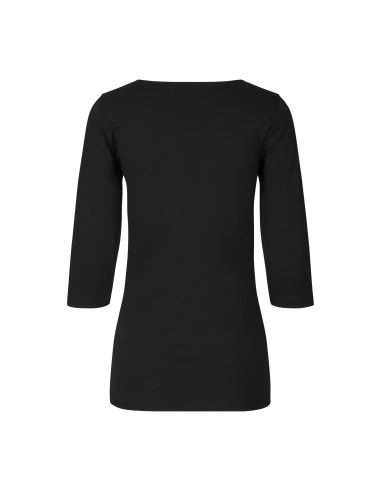 T-shirt stretch | rękaw 3/4 | damski