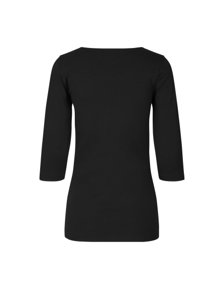 T-shirt stretch | rękaw 3/4 | damski