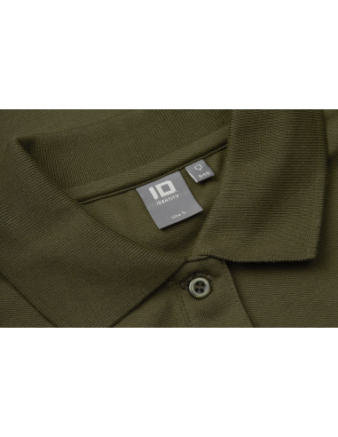 Koszulka polo długi rękaw | stretch | damska