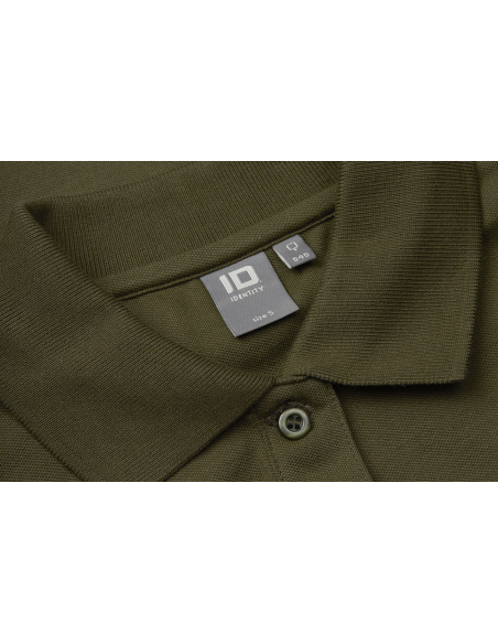 Koszulka polo długi rękaw | stretch | damska