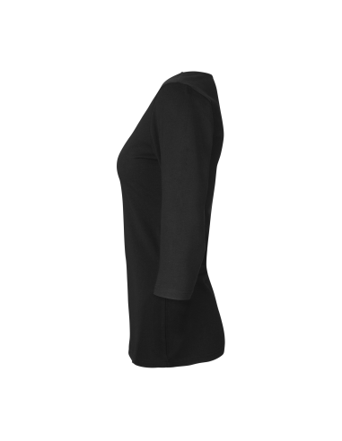 T-shirt stretch | rękaw 3/4 | damski