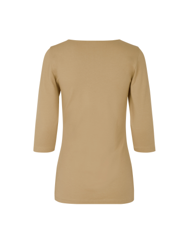 T-shirt stretch | rękaw 3/4 | damski