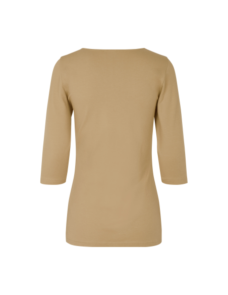 T-shirt stretch | rękaw 3/4 | damski