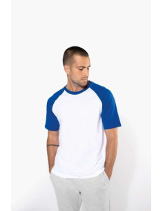 BASEBALL - SHORT-SLEEVED TWO-TONE T-SHIRT