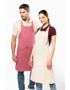 COTTON APRON WITH POCKET